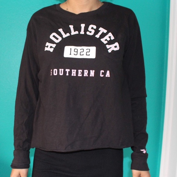 black hollister long sleeve - Picture 2 of 5